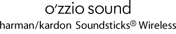 o'zzio sound - harman/hardon Soundsticks Wireless